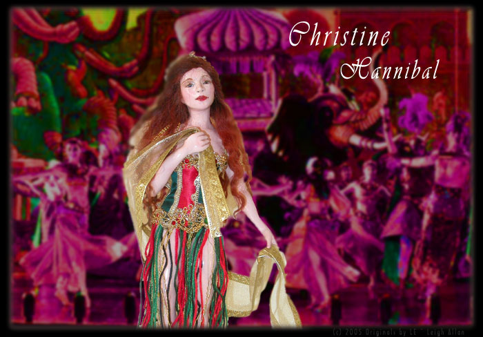 Christine in Hannibal, Phantom of the Opera doll 10 inches