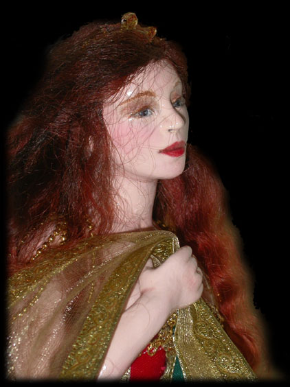 Christine doll in Hannibal dress